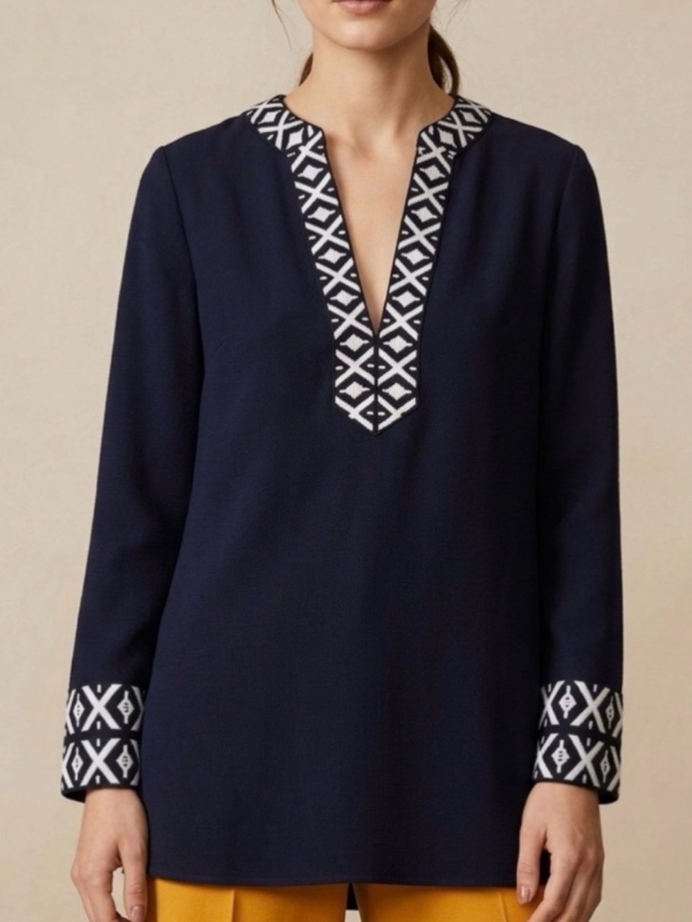 Tory Burch Embroidered Tunic